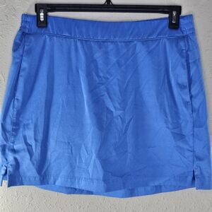 Lady Hagen Women’s 17” Blue Skort/Skirt Disc Golf Tennis Pickleball - Large